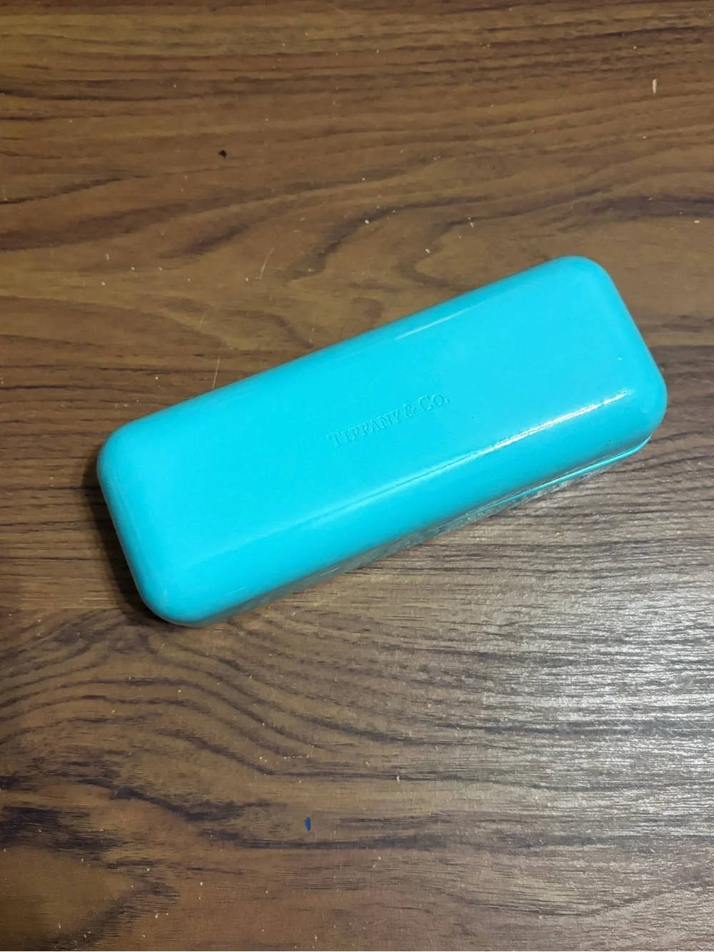 Tiffany & Co. Signature Tiffany Blue Eyeglass Case with Cloth & Pouch
